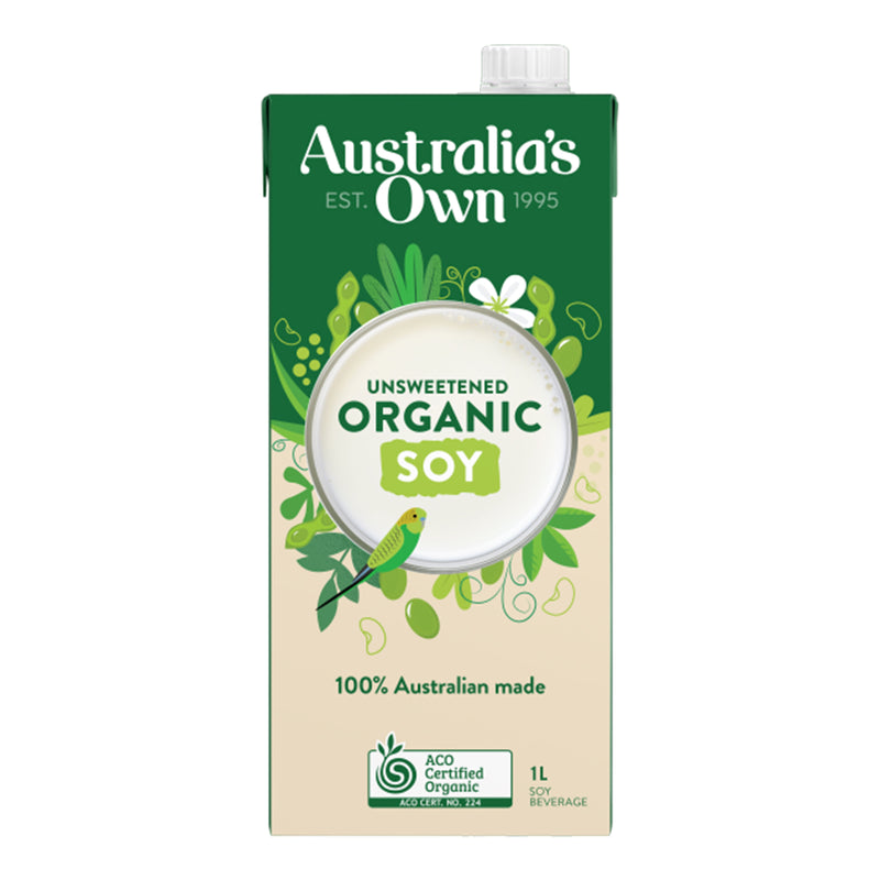 Australia's Own Organic Unsweetened Soy Milk 1L