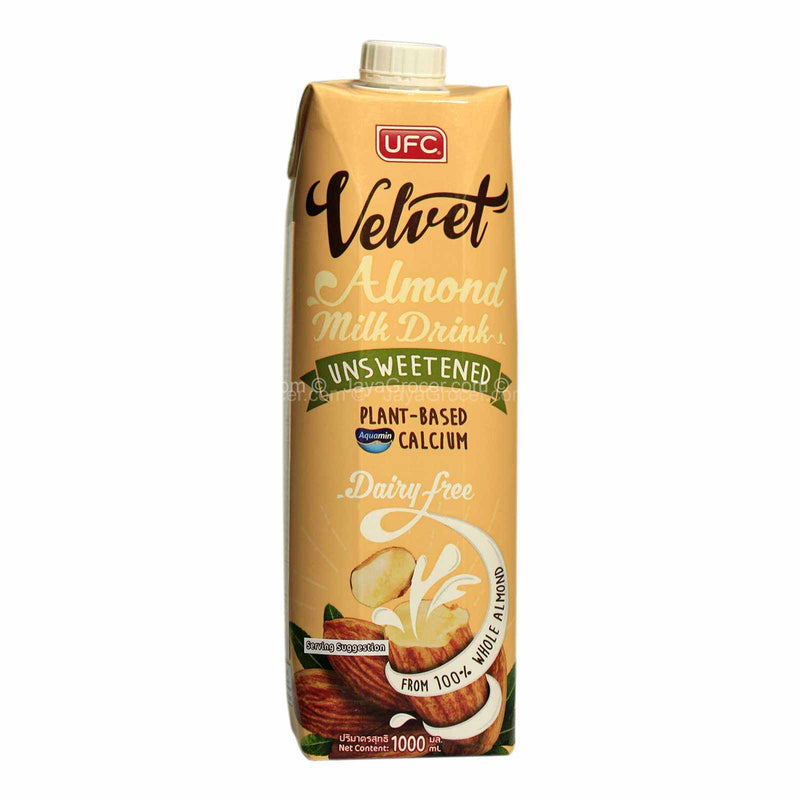 UFC Velvet Dairy Free Almond Milk Drink Unsweetened 1L