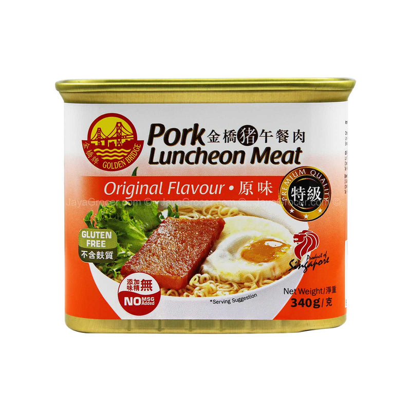 [NON-HALAL] Golden Bridge Pork Luncheon Meat Original Flavour 340g