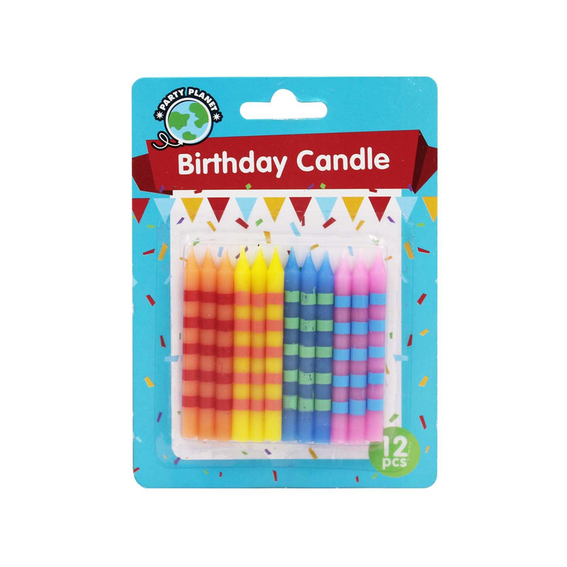 Party Planet Birthday Candles 12pcs