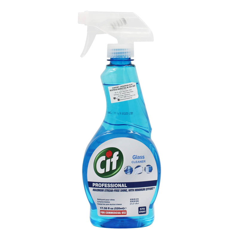 Cif Professional Glass Cleaner 520ml