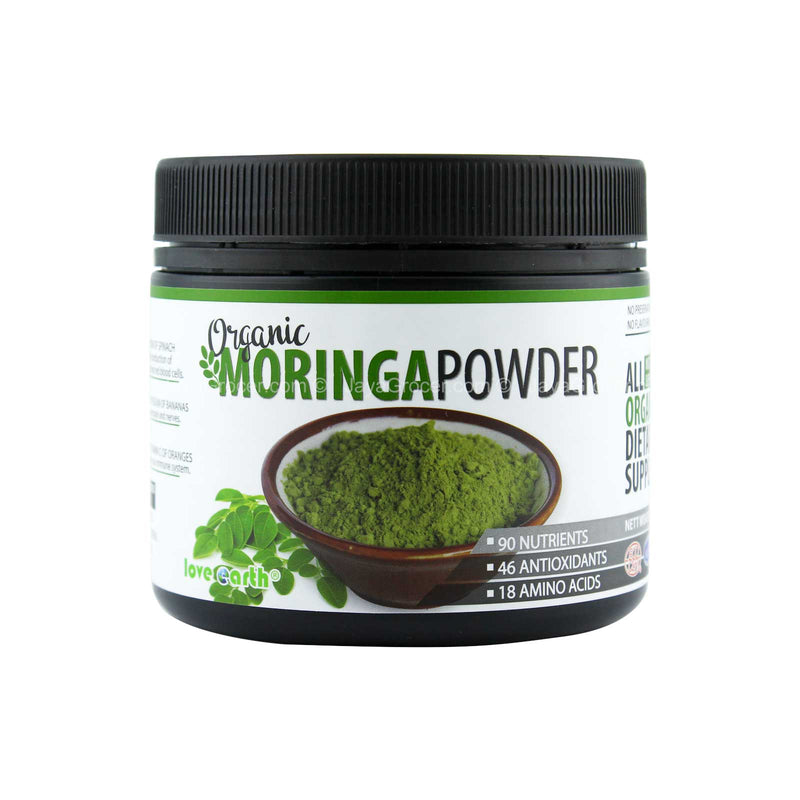love earth orgn moringa powder 185g