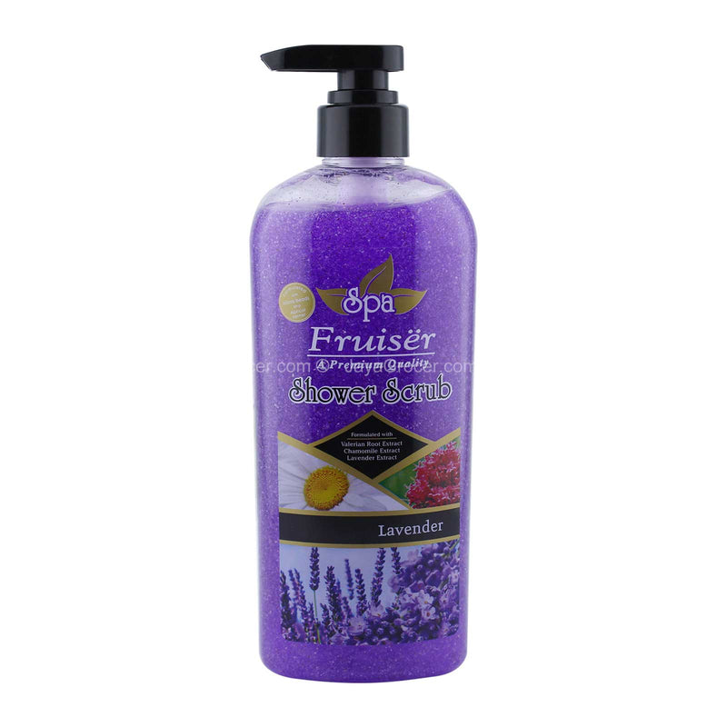 Spa Fruiser Shower Scrub Lavender 730ml