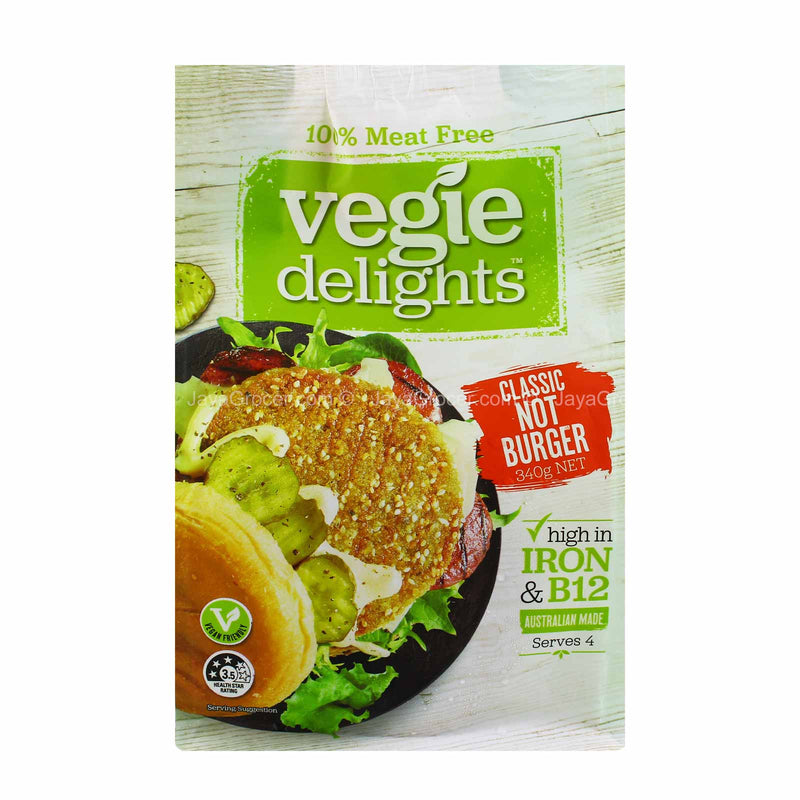 Vegie Delights 100% Meat Free Classic Not Burger 340g