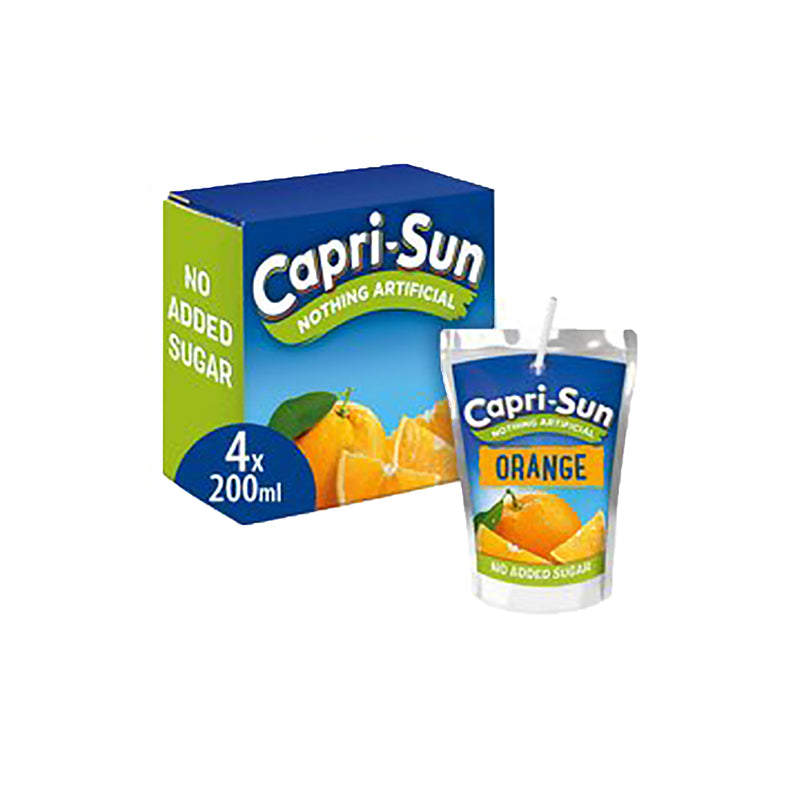 Capri-Sun No Added Sugar Orange Juice 200ml