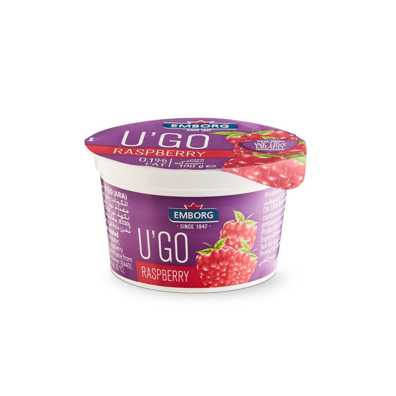 Emborg Uâ€™GO Raspberry Yoghurt 100g