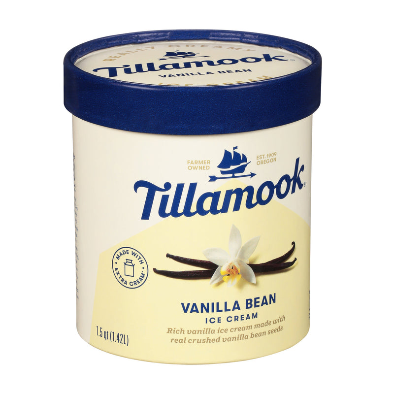 Tillamook Vanilla Bean Ice Cream Tub 1.42L