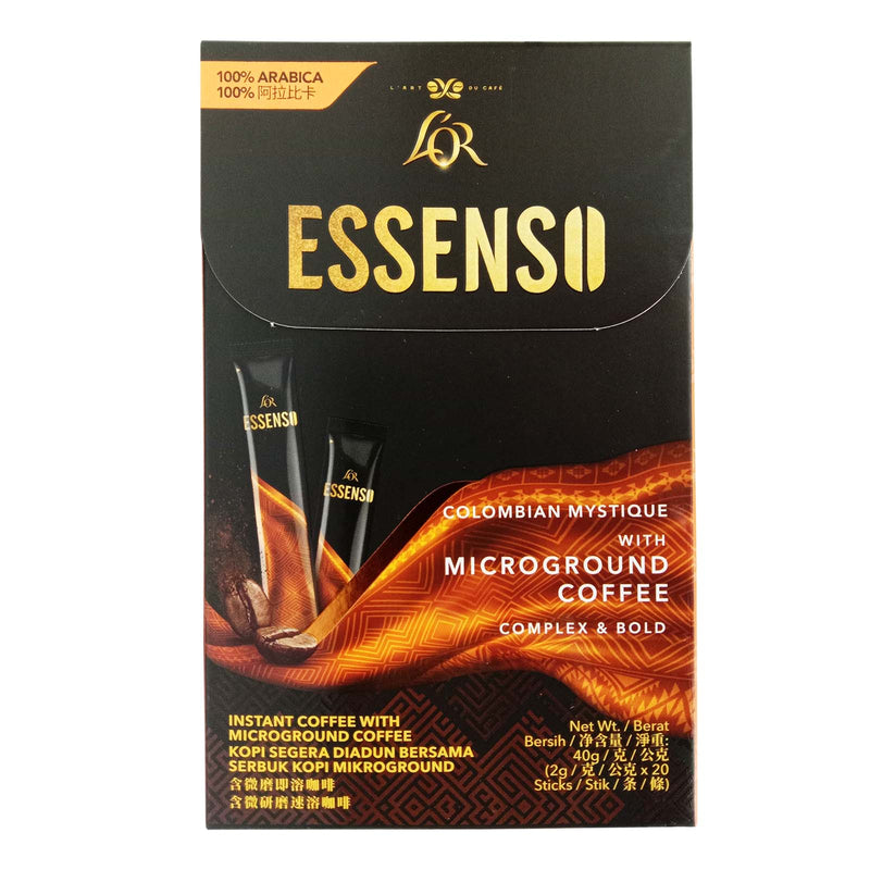 Essenso Microground Columbian Instant Black Coffee 2g x 20