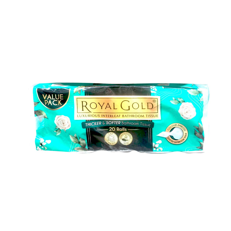 Royal Gold Quilted Bathroom Tissues Value Pack (3 Ply) 200pcs x 20