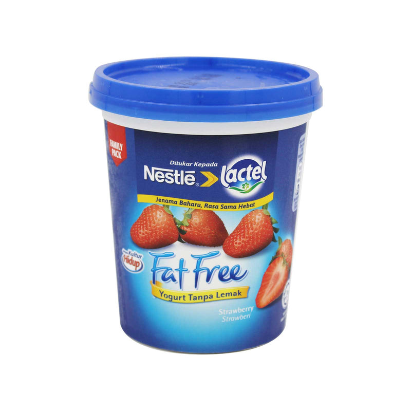 Lactel Fat Free Strawberry Yogurt 470g