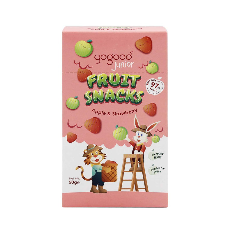 Yogood Junior Fruit Snacks Apple & Strawberry 50g