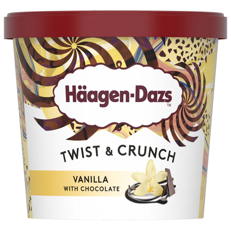 Haagen Dazs Belgian Chocolate and Vanilla Ice Cream 420ml