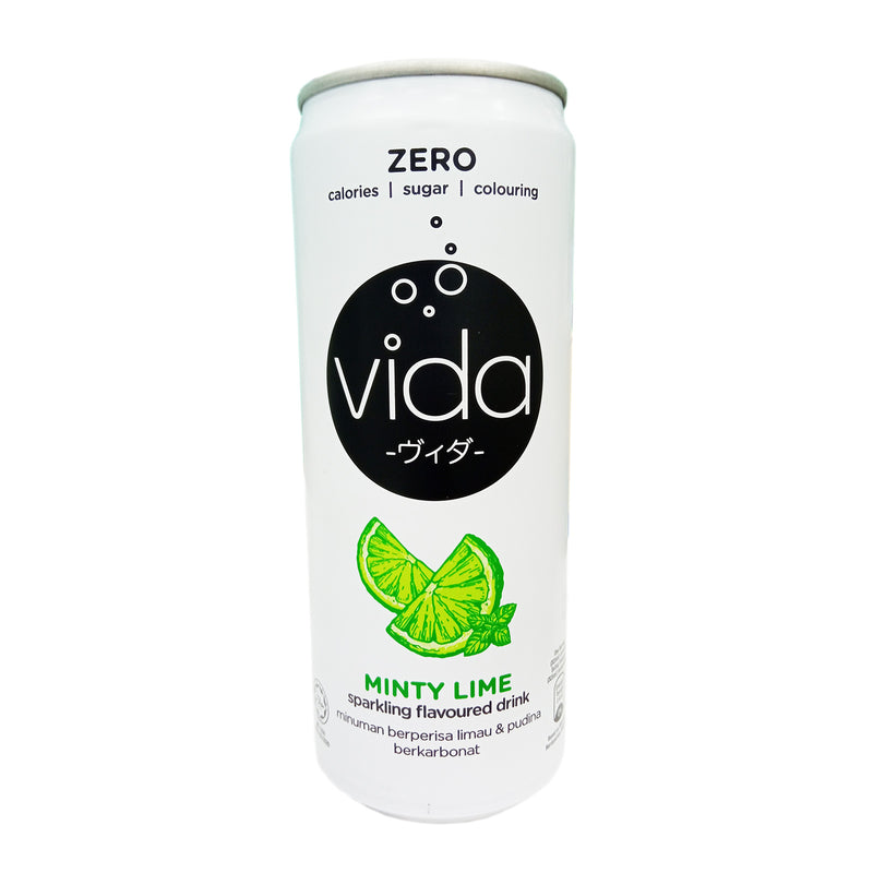 Vida Zero Minty Lime Sparkling Drink 325ml