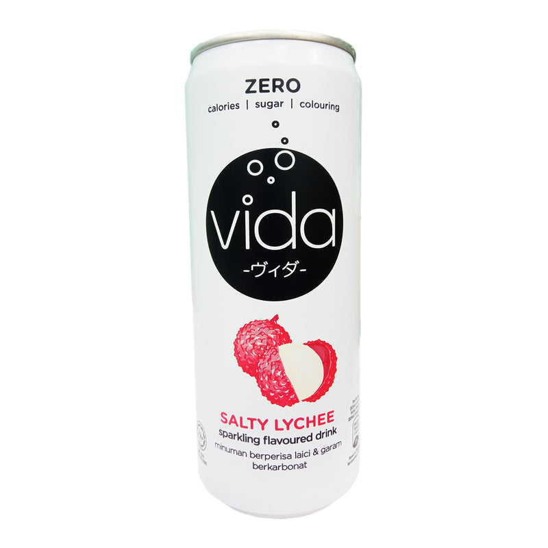 Vida Zero Salty Lychee Sparkling Drink 325ml