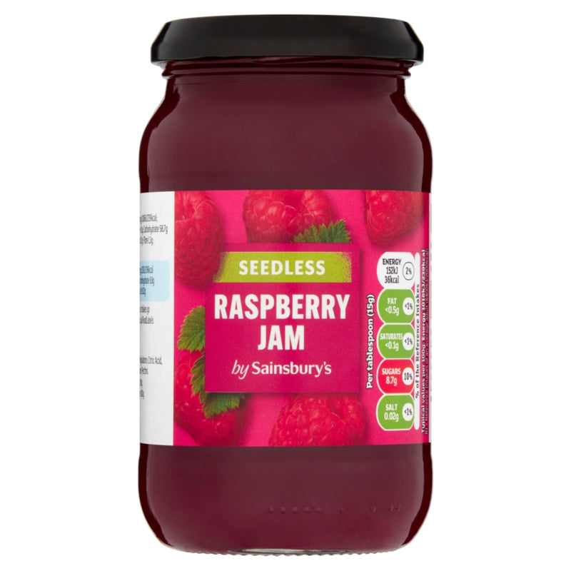 Sainsburys Seedless Raspberry Jam 454g